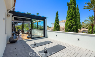 Modern, symmetrical, luxury villa for sale a stone's throw from the golf courses of Nueva Andalucia's valley, Marbella 56201 