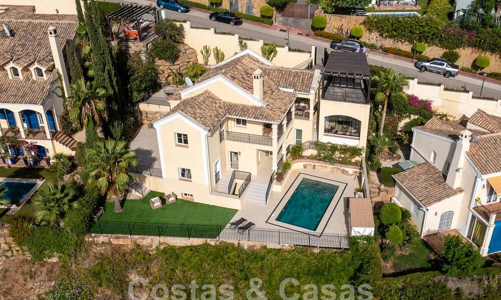Spanish luxury villa for sale with panoramic sea views in a gated community in the hills of Marbella 57343