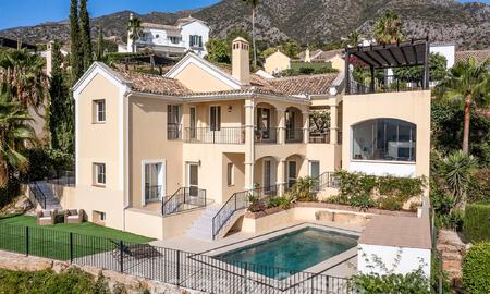 Spanish luxury villa for sale with panoramic sea views in a gated community in the hills of Marbella 57345