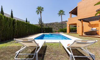 Stylishly renovated semi-detached villa for sale with large private pool in Marbella - Benahavis 56385 