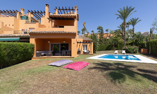Stylishly renovated semi-detached villa for sale with large private pool in Marbella - Benahavis 56387 