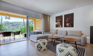 Stylishly renovated semi-detached villa for sale with large private pool in Marbella - Benahavis 56415 