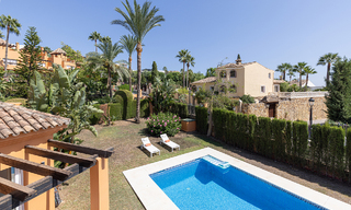 Stylishly renovated semi-detached villa for sale with large private pool in Marbella - Benahavis 56437 