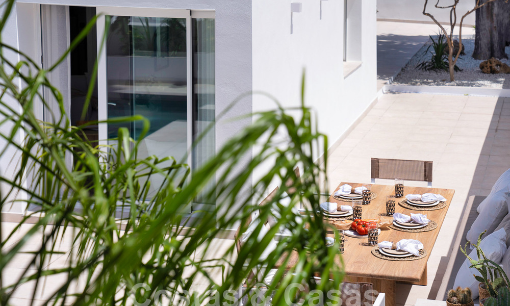 Attractive Ibiza-style luxury villa for sale close to all amenities in Nueva Andalucia, Marbella 56920