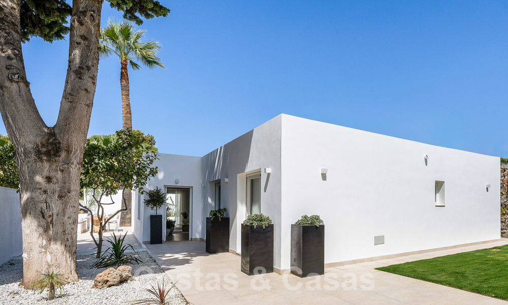 Attractive Ibiza-style luxury villa for sale close to all amenities in Nueva Andalucia, Marbella 56921