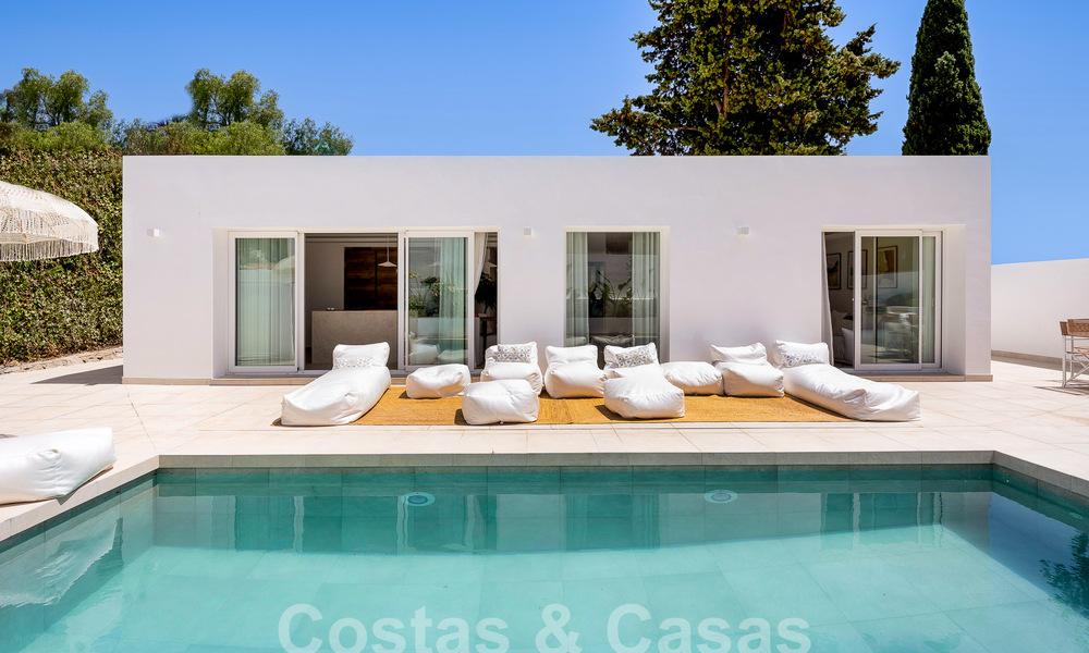 Attractive Ibiza-style luxury villa for sale close to all amenities in Nueva Andalucia, Marbella 56933