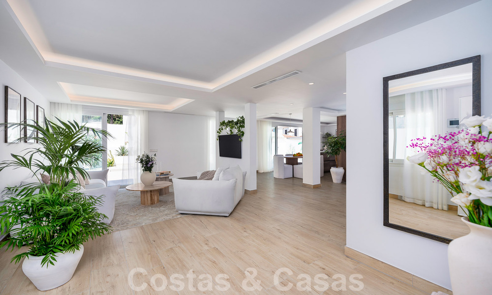Attractive Ibiza-style luxury villa for sale close to all amenities in Nueva Andalucia, Marbella 56941