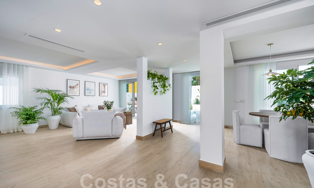 Attractive Ibiza-style luxury villa for sale close to all amenities in Nueva Andalucia, Marbella 56942