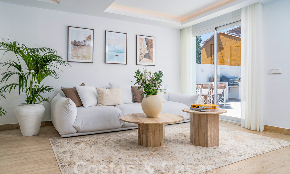 Attractive Ibiza-style luxury villa for sale close to all amenities in Nueva Andalucia, Marbella 56954