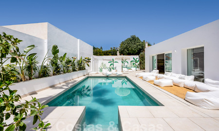 Attractive Ibiza-style luxury villa for sale close to all amenities in Nueva Andalucia, Marbella 56956