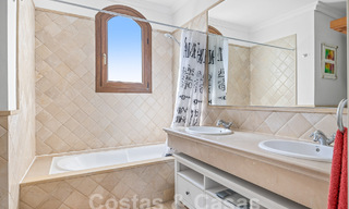 Spacious townhouse for sale with 4 bedrooms and sea views, in a gated complex on the New Golden Mile between Marbella and Estepona 57093 
