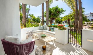 Boutique ground floor apartment for sale in Puente Romano on Marbella's Golden Mile 58082 