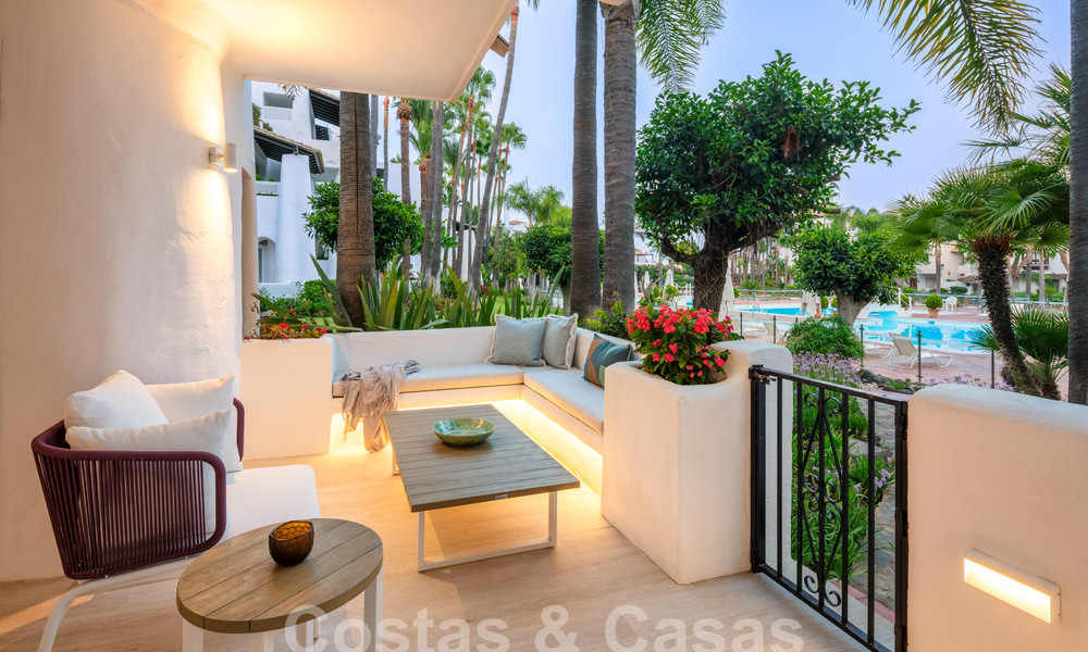 Boutique ground floor apartment for sale in Puente Romano on Marbella's Golden Mile 58093