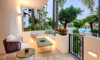 Boutique ground floor apartment for sale in Puente Romano on Marbella's Golden Mile 58093 