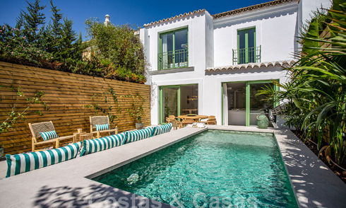Beautifully renovated townhouse for sale a stone's throw from the beach and all amenities in San Pedro, Marbella 56849