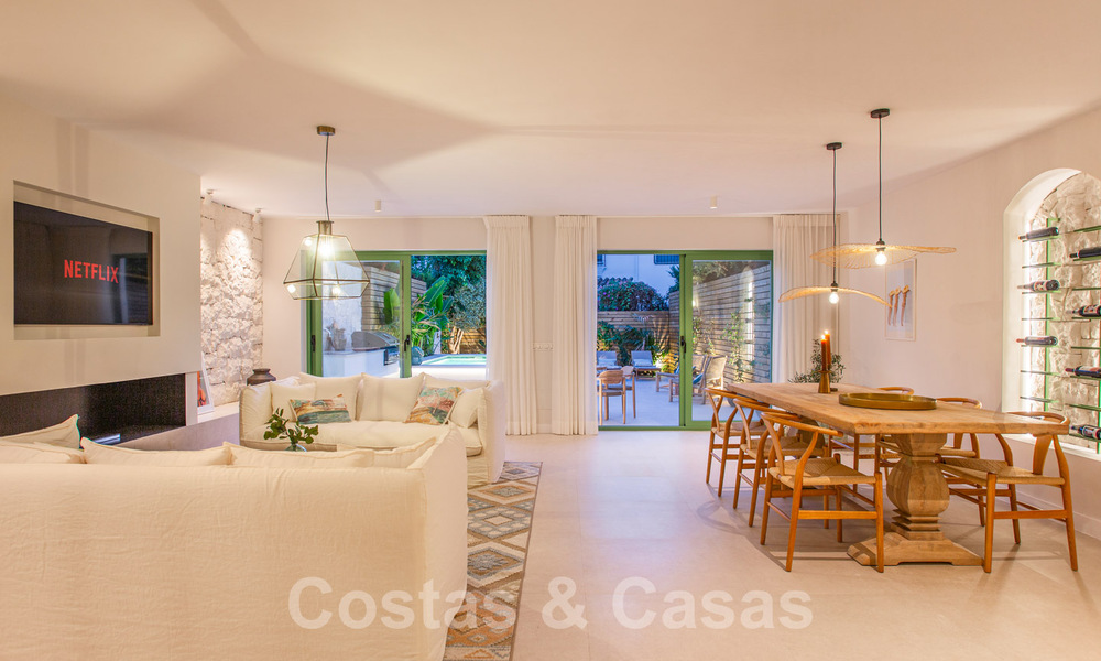 Beautifully renovated townhouse for sale a stone's throw from the beach and all amenities in San Pedro, Marbella 57896