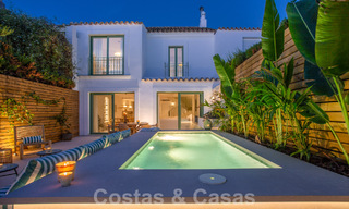 Beautifully renovated townhouse for sale a stone's throw from the beach and all amenities in San Pedro, Marbella 57899 