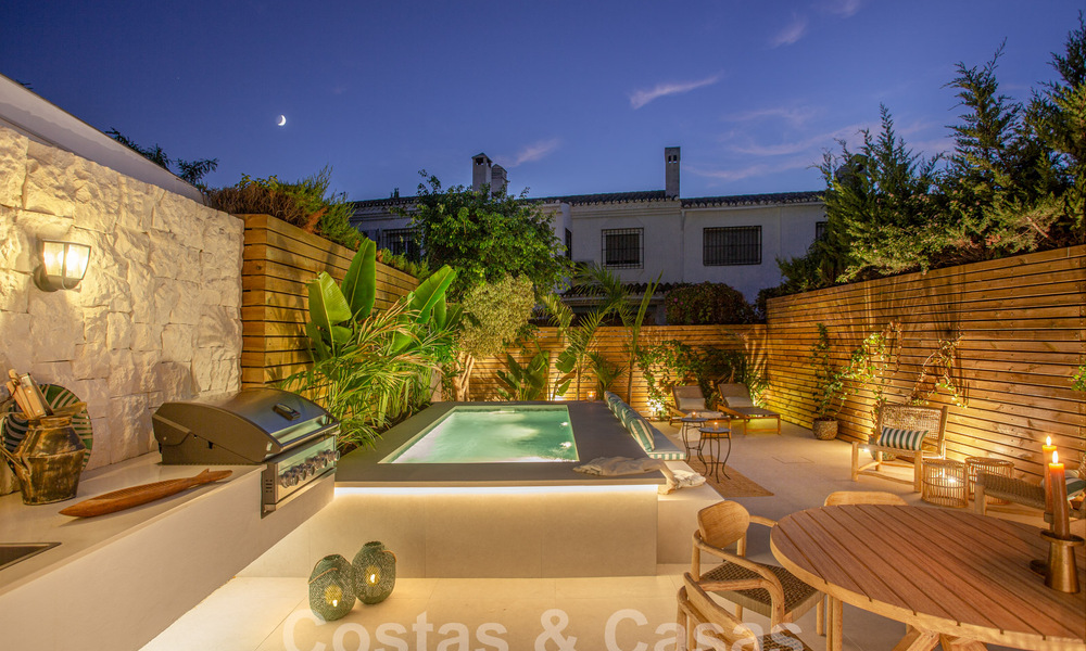 Beautifully renovated townhouse for sale a stone's throw from the beach and all amenities in San Pedro, Marbella 57901