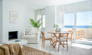 Stunning, frontline beach penthouse for sale with panoramic sea views just minutes from Estepona centre 56881 