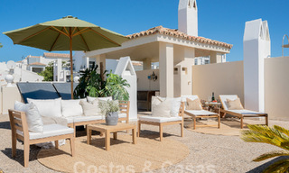 Stunning, frontline beach penthouse for sale with panoramic sea views just minutes from Estepona centre 56884 