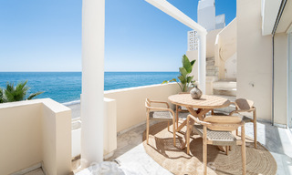 Stunning, frontline beach penthouse for sale with panoramic sea views just minutes from Estepona centre 56893 