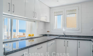 Stunning, frontline beach penthouse for sale with panoramic sea views just minutes from Estepona centre 56895 