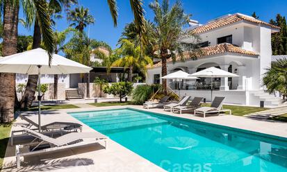 Mediterranean luxury villa for sale in the heart of Nueva Andalucia's golf valley in Marbella 57529