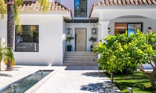 Mediterranean luxury villa for sale in the heart of Nueva Andalucia's golf valley in Marbella 57531 