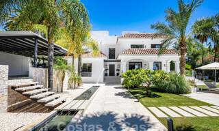 Mediterranean luxury villa for sale in the heart of Nueva Andalucia's golf valley in Marbella 57552 