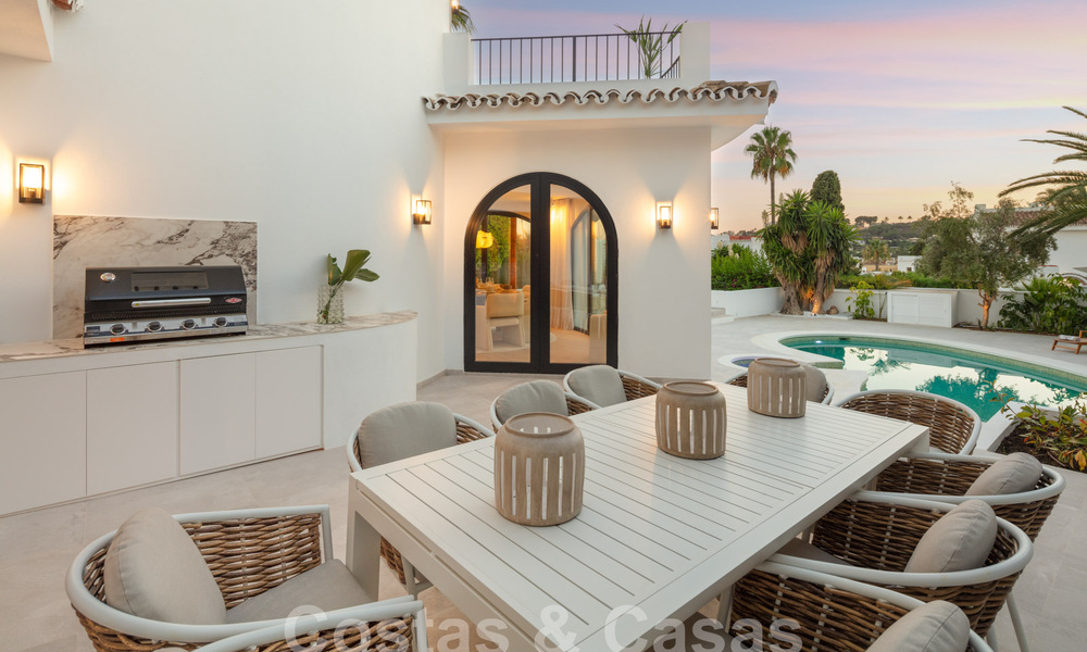Characterful luxury villa in a unique architectural style for sale in the heart of the golf valley in Nueva Andalucia, Marbella 57619