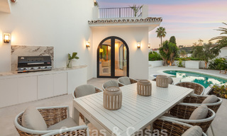 Characterful luxury villa in a unique architectural style for sale in the heart of the golf valley in Nueva Andalucia, Marbella 57619 