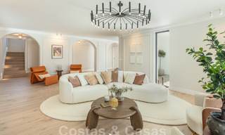 Characterful luxury villa in a unique architectural style for sale in the heart of the golf valley in Nueva Andalucia, Marbella 57656 