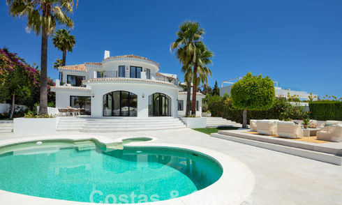 Characterful luxury villa in a unique architectural style for sale in the heart of the golf valley in Nueva Andalucia, Marbella 57666