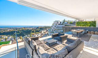 Boutique apartment for sale with panoramic sea views, in gated complex in the hills of Marbella - Benahavis 57756 