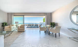 Boutique apartment for sale with panoramic sea views, in gated complex in the hills of Marbella - Benahavis 57772 