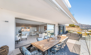 Boutique apartment for sale with panoramic sea views, in gated complex in the hills of Marbella - Benahavis 57779 