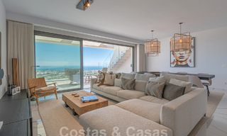 First-class penthouse for sale with private pool and panoramic sea views in the hills of Marbella - Benahavis 58479 