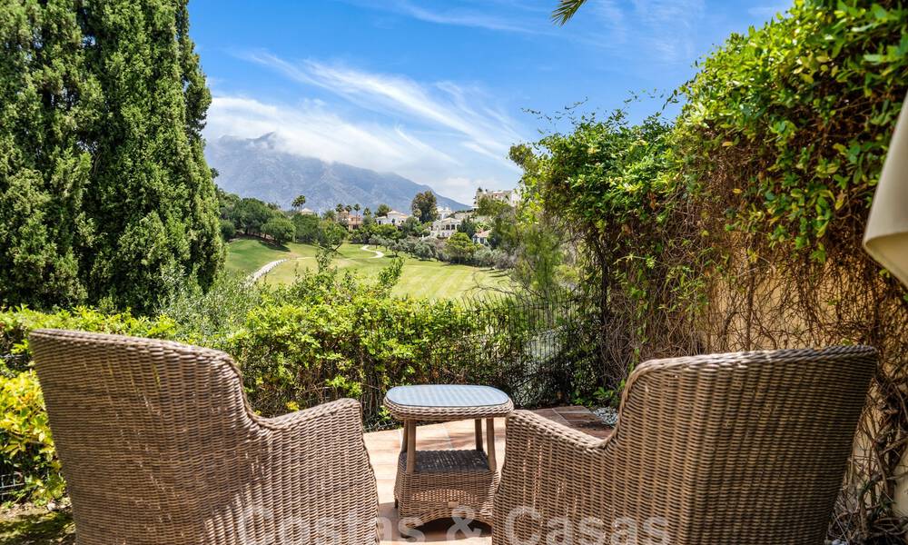 Luxury villa in a classic Spanish style for sale in gated golf resort of La Quinta, Marbella - Benahavis 58269