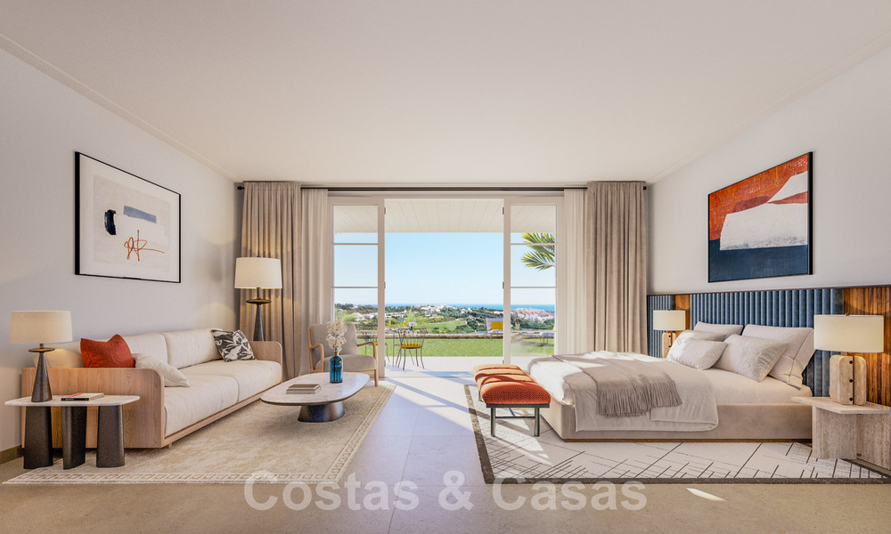 New luxury villa with infinity pool and panoramic sea views for sale on plan, in a five-star golf resort on the Costa del Sol 57864