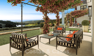 New, Mediterranean luxury villa for sale with panoramic golf and sea views in a 5-star golf resort, Costa del Sol 57783 