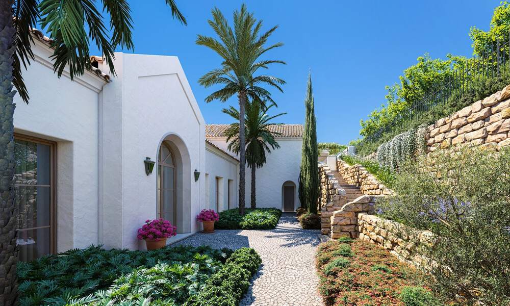 New, Mediterranean luxury villa for sale with panoramic golf and sea views in a 5-star golf resort, Costa del Sol 57786
