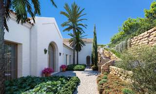 New, Mediterranean luxury villa for sale with panoramic golf and sea views in a 5-star golf resort, Costa del Sol 57786 