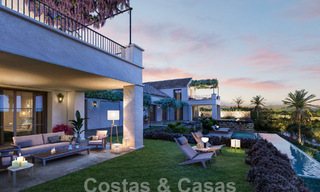 New, Mediterranean luxury villa for sale with panoramic golf and sea views in a 5-star golf resort, Costa del Sol 57787 