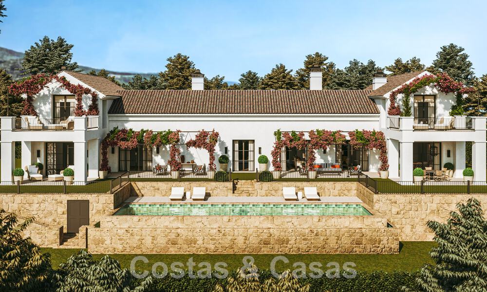 New, Mediterranean luxury villa for sale with panoramic golf and sea views in a 5-star golf resort, Costa del Sol 57791