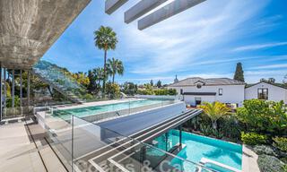 Sophisticated designer villa with 2 pools for sale, walking distance to the beach, Marbella centre and all amenities 58541 