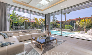 Sophisticated designer villa with 2 pools for sale, walking distance to the beach, Marbella centre and all amenities 58556 