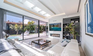 Sophisticated designer villa with 2 pools for sale, walking distance to the beach, Marbella centre and all amenities 58558 