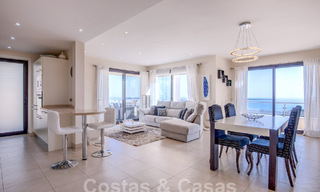 Modern penthouse on one level for sale with panoramic sea views, in a luxury complex of Los Monteros, Marbella 58295 