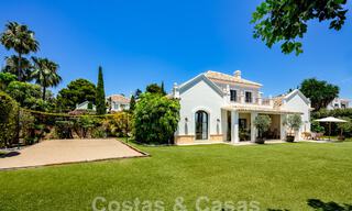 Charming luxury villa for sale with a traditional, Mediterranean architectural style on the New Golden Mile between Marbella and Estepona 57808 