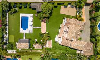 Charming luxury villa for sale with a traditional, Mediterranean architectural style on the New Golden Mile between Marbella and Estepona 57810 